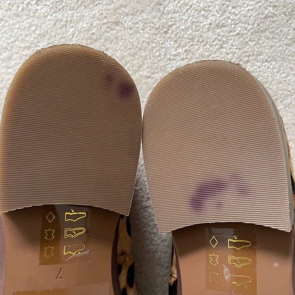 Madewell The Frances Loafer in Leopard Calf Hair Truffle Multi Color Size 7 - Picture 13 of 15